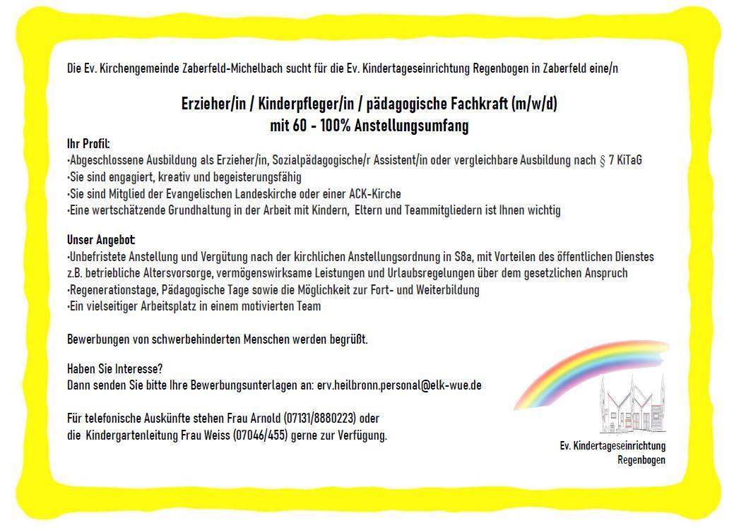 Ausschreibung Stellenangebot